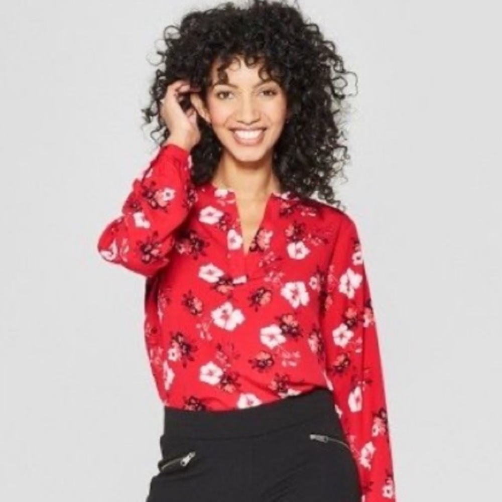 Floral Long sleeve blouse
